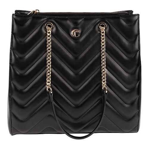 SAC FOURRE-TOUT NOIR - CACHARE...